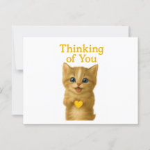 Denken Sie an Ihre Niedliche Kitten Card