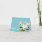 Denken Sie an Ihre Note Card Dankeskarte (Vorderseite)