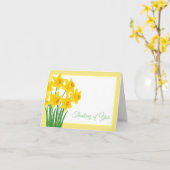 Denken Sie an Ihre Note Card Karte (Gelbe Blume)