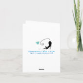 Denken Sie an Ihre Note Card Karte (Rückseite)