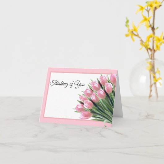 Denken Sie an Ihre Note Card Karte (Gelbe Blume)