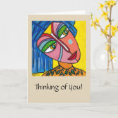 Denken Sie an Ihre Notecard Karte (Gelbe Blume)