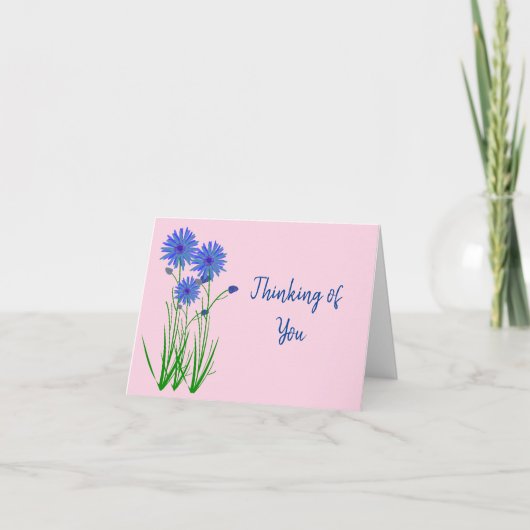 Denken Sie an Ihre nun geklappte Grußkarte Karte (Vorderseite)