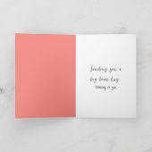 Denken Sie an Ihre Polarbärenumarmung Karte (Innenseite)