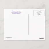 Denken Sie an Ihre Postkarte (Rückseite)