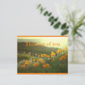 Denken Sie an Ihre Postkarte (Stehend Vorderseite)