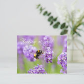 Denken Sie an Ihre Postkarte (Stehend Vorderseite)