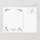 Denken Sie an Ihre Postkarte (Rückseite)