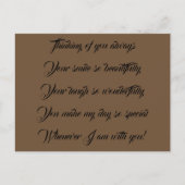 Denken Sie an Ihre Postkarte (Vorderseite)