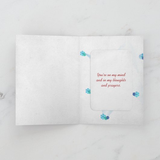 Denken Sie an Ihre Puppe und Gänseblümchen Karte (Innenseite)