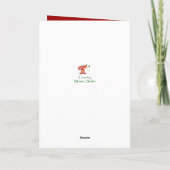 Denken Sie an Ihre Red Poppies Garden Blume Karte (Rückseite)