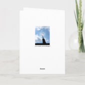 Denken Sie an Ihre religiöse Grußkarte Karte (Rückseite)