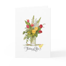 Denken Sie an Ihre Rose und Tulip Blume Bouquet