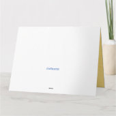 Denken Sie an Ihre schöne Grenz Collie Liebe Card Karte (Rückseite)