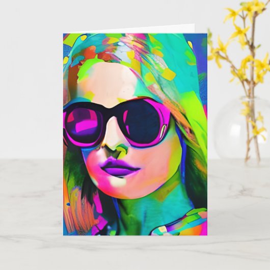 Denken Sie an Ihre Schwester Karte (Gelbe Blume)