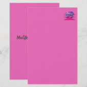 Denken Sie an Ihre Stationery Briefpapier (Vorne/Hinten)