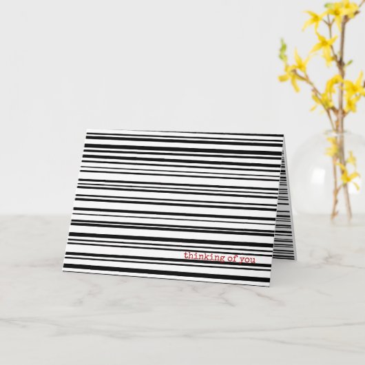 Denken Sie an Ihre Streifen Karte (Gelbe Blume)