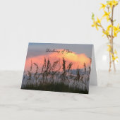 Denken Sie an Ihre Sympathy Card Karte (Gelbe Blume)