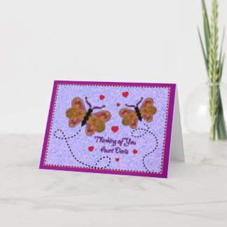 Denken Sie an Ihre Tante Doris Karte