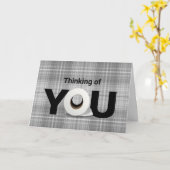 Denken Sie an Ihre Toilettenpapierrolle Karte (Gelbe Blume)