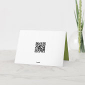 Denken Sie an Ihre Trillien in einem Frühlingswald Karte (Rückseite)