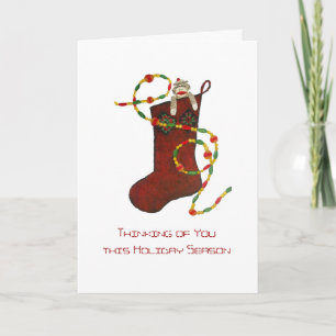 Denken Sie an Ihre Urlaubskarte Feiertagskarte