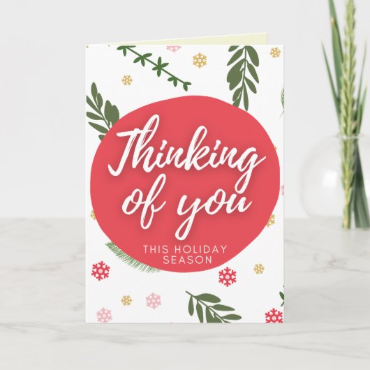 Denken Sie an Ihre Urlaubskarte Karte (Vorderseite)