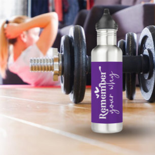 Denken Sie an Ihre Warum-Übung Edelstahlflasche