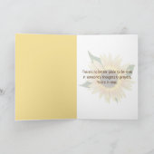 Denken Sie an Ihre Welpe mit Sonnenblumen Karte (Innenseite)