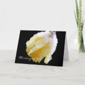 Denken Sie an Ihre Winter Daffodil Grußkarte Karte (Vorderseite)