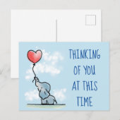Denken Sie an Ihren Elefanten Postkarte (Vorne/Hinten)