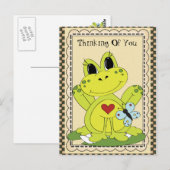 Denken Sie an Ihren Frosch Postkarte (Vorne/Hinten)