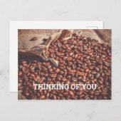 Denken Sie an Ihren Kaffee Postkarte (Vorne/Hinten)