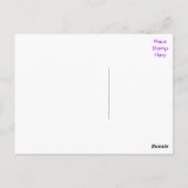 Denken Sie an Ihren Mops Welpen-Hund Postkarte (Rückseite)