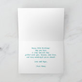 Denken Sie an Ihren Niedlichen Teddy Bären 30. Geb Karte (Innenseite)