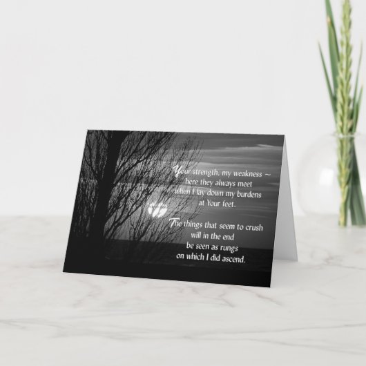 Denken Sie an Ihren Sonnenuntergang Karte (Vorderseite)