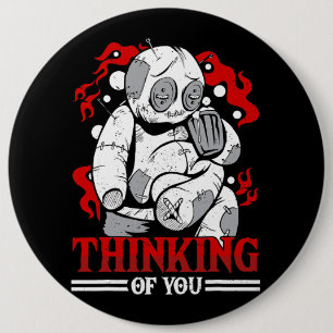 Denken Sie an Ihren Voodoo Dollars Niedlich und gr Button