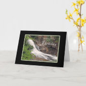 Denken Sie an Ihren Wasserfall Karte (Gelbe Blume)