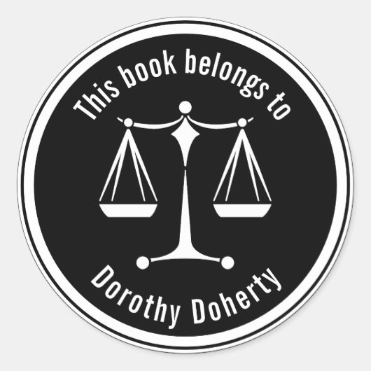 Denken Sie an Justiz - Aufkleber (Vorderseite)