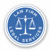 Denken Sie an Justiz - Jurastudium Aufkleber (Vorderseite)