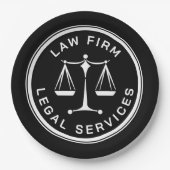 Denken Sie an Justiz - Jurastudium Pappteller (Vorderseite)