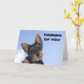 DENKEN SIE AN! KARTE (Gelbe Blume)