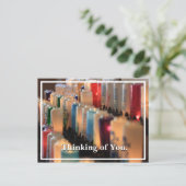 Denken Sie an katholische Gebetskandale Postkarte (Stehend Vorderseite)