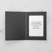 Denken Sie an Katzenjacke, die den Mond berührt Karte (Innenseite)