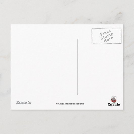 Denken Sie an Ladybug Postkarte (Rückseite)