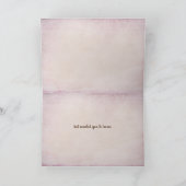 Denken Sie an Makro-Rosa-Disy Karte (Innenseite)