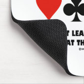 Denken Sie an mindestens tausend Die Bridge-Tische Mousepad (Ecke)