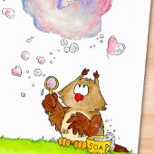 DENKEN SIE an Nicole Janes Postkarte