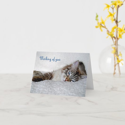 Denken Sie an Notizard (leer) Karte (Gelbe Blume)