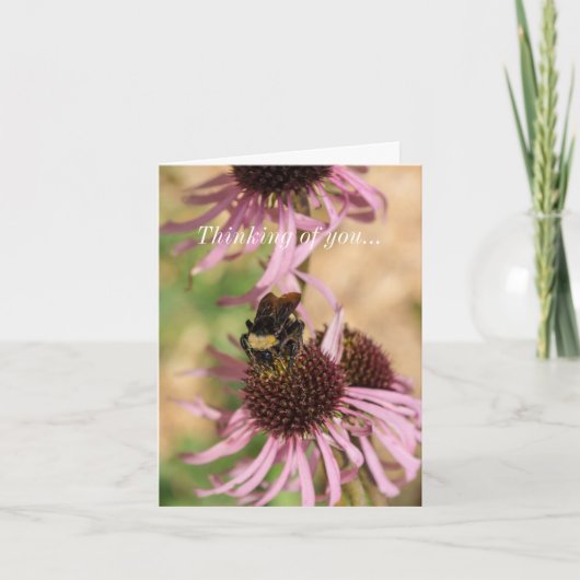 Denken Sie an "On Black Mit Augen Susan Pano" Karte (Vorderseite)